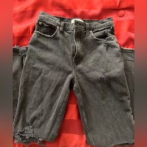 Abercrombie 90s straight ultra high rise jeans